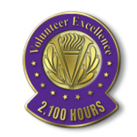 Volunteer Excellence - 2100 Hours